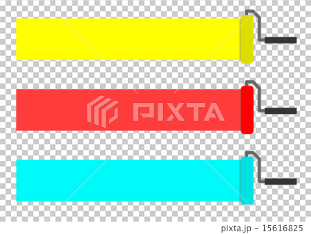 ペンキで線を塗るのイラスト素材 15616825 Pixta