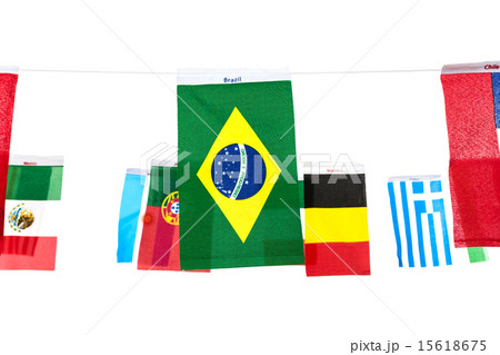 Flags for soccer championship 2014 15618675