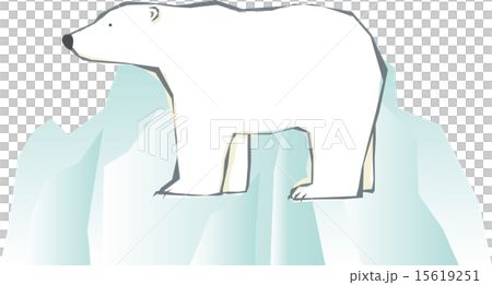Landscape polar bear and iceberg 15619251