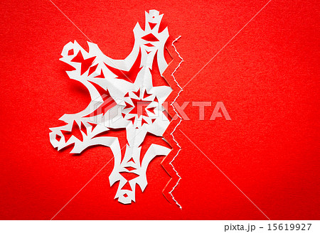 Vintage Christmas postcard paper snowflakes Vintage Christmas postcard paper snowflakes 15619927