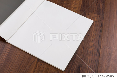 Blank catalog, magazines,book mock up on wood   15620505