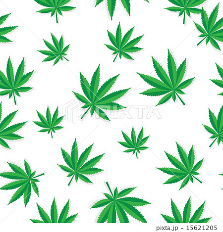 Abstract Cannabis Seamless Pattern Background Vector Illustratio 15621205