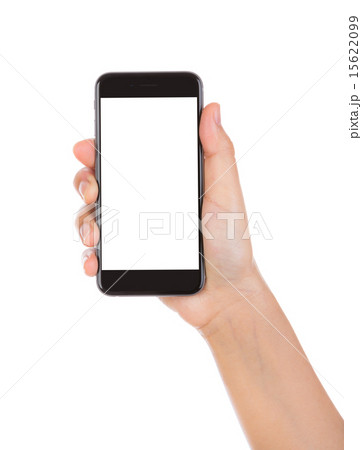 Hand holding mobile smart phone Hand holding mobile smart phone 15622099