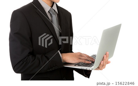 Business man with laptop Business man with laptop 15622846