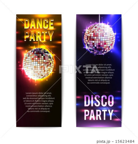 Disco Party Banners Vertical 15623484