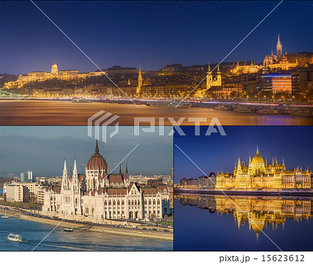 The beauty panorama of attractions Budapest. The beauty panorama of attractions Budapest. 15623612