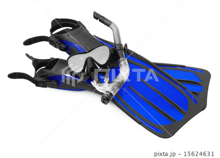 Snorkel, flippers and Mask for Diving 15624631