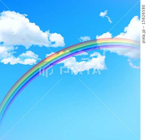 空 虹 背景 のイラスト素材 [15626580] - PIXTA