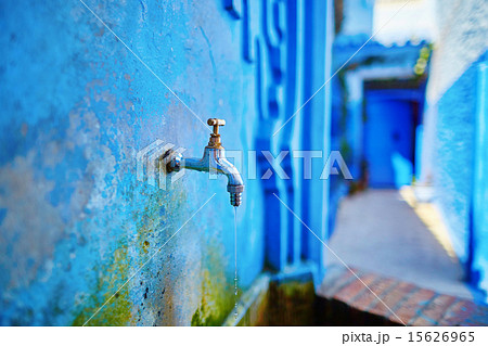Beautiful blue medina of Chefchaouen, Morocco 15626965