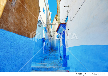 Beautiful blue medina of Chefchaouen, Morocco 15626982