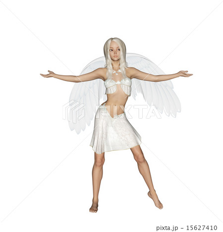 かわいい天使 perming 3DCG イラスト素材 かわいい天使 perming 3DCG イラスト素材 15627410