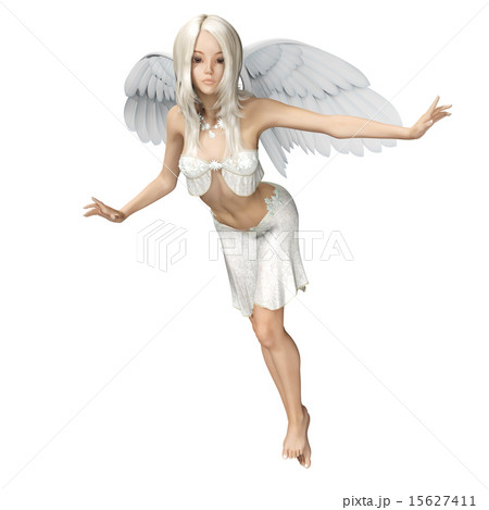 かわいい天使　perming 3DCG イラスト素材 15627411