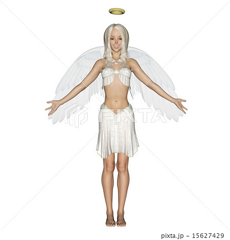 かわいい天使　perming 3DCG  イラスト素材 15627429