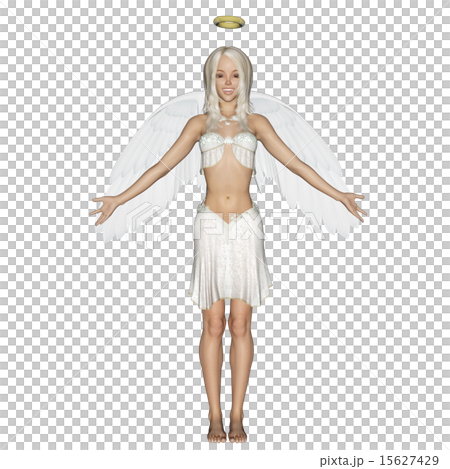 かわいい天使　perming 3DCG  イラスト素材 15627429
