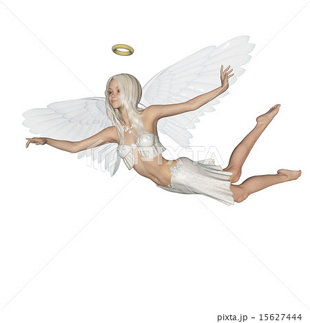 かわいい天使　perming 3DCG イラスト素材 15627444