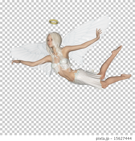 かわいい天使　perming 3DCG イラスト素材 15627444
