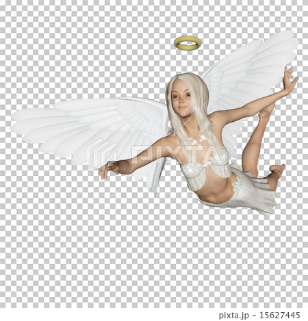 かわいい天使 perming 3DCG イラスト素材 かわいい天使 perming 3DCG イラスト素材 15627445