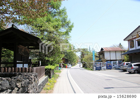 信濃追分　本陣前 15628690