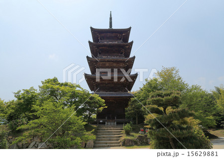 吉備路風土記の丘の「備中国分寺五重塔」 15629881