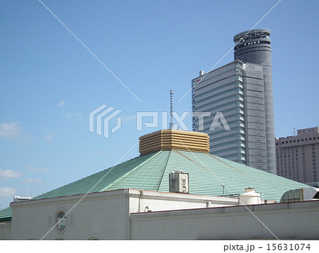 両国国技館 両国駅の写真素材