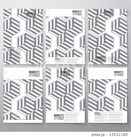Modern stylish geometric background with cubes. Brochure, flyer or booklet for business, template Modern stylish geometric background with cubes. Brochure, flyer or booklet for business, template 15632180