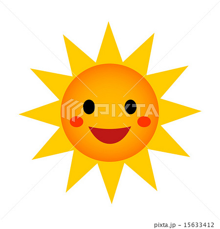 笑顔の太陽のイラスト素材
