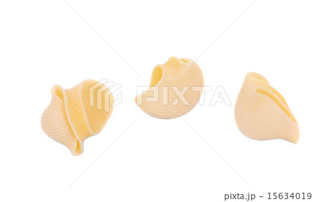 Uncooked pasta lumaconi. 15634019