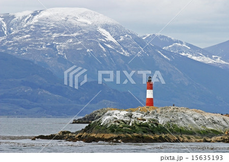 Lighthouse in Beagle Channel at Tierra Del Fuego 15635193