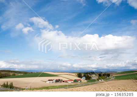 春の農村地帯 春の農村地帯 15635205