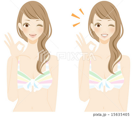 水着姿の女性 マル 水着姿の女性 マル 15635405