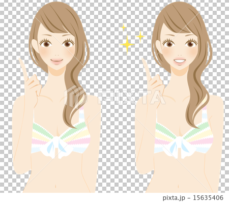 女性穿著泳衣的重點 女性穿著泳衣的重點 15635406