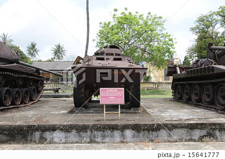 ベトナム戦争時の戦車の写真素材