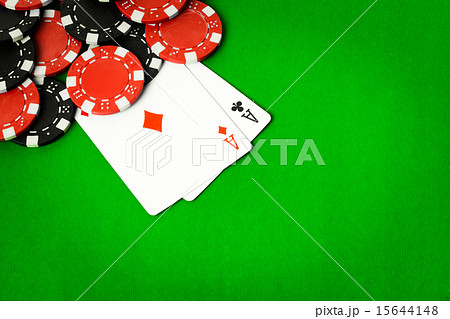 Poker cloth, a deck of cards Poker cloth, a deck of cards 15644148