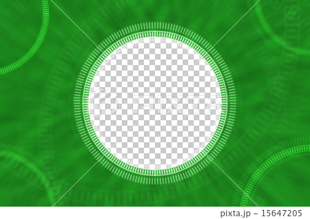 ターゲット 緑 背景緑 透過 枠04のイラスト素材