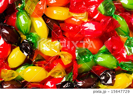 colored candy wrapped in foil colored candy wrapped in foil 15647729