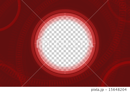 ターゲット 赤 背景赤 透過 枠02のイラスト素材