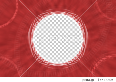 ターゲット 赤 背景赤 透過 枠04のイラスト素材
