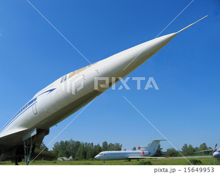 The fuselage of a supersonic airliner. 15649953