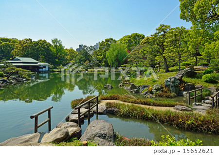 清澄庭園:磯渡り 清澄庭園:磯渡り 15652621