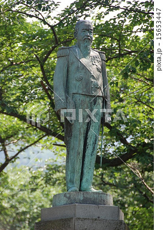 千家尊福(せんげたかとみ)の像（出雲大社／島根県出雲市大社町） 15653447