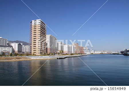 HAT神戸の全景と運河 HAT神戸の全景と運河 15654949