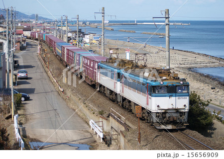 津軽線蟹田を行く貨物列車(ED79形50番台牽引) 津軽線蟹田を行く貨物列車(ED79形50番台牽引) 15656909