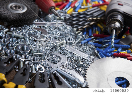 Still life with constructor tools 15660689