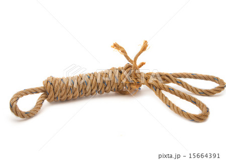 Closeup of Manila Nylon Ropes Closeup of Manila Nylon Ropes 15664391