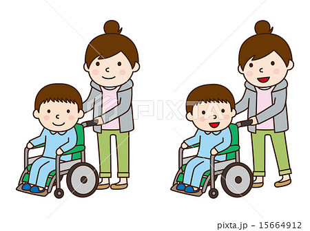 車いす　男の子 15664912
