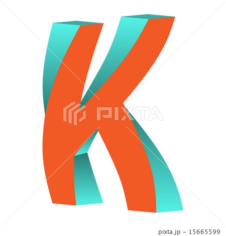 Twisted Letter K Logo Icon Design Template Element 15665599
