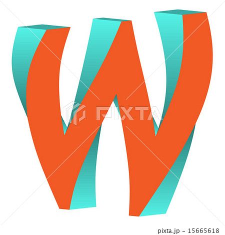 Twisted Letter W Logo Icon Design Template Element 15665618