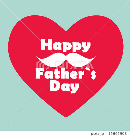 Happy Father`s Day Poster Card Vector Illustration Happy Father`s Day Poster Card Vector Illustration 15665908