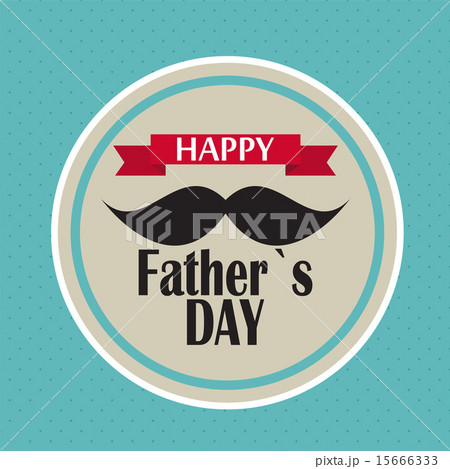 Happy Father`s Day Poster Card Vector Illustration 15666333