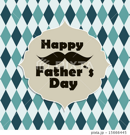 Happy Father`s Day Poster Card Vector Illustration 15666445